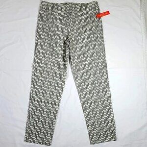 Krazy Larry Pull-On Gray Polka Dot Pants Size 14 & 16 NWT